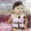 Light Pink Brown White Lace Ruffles Rompers With Straps With Big Bow & Bunch Of Light Pink Satin Rosettes& Crystal & Brown Headband Brown Silk Bow RH137 
